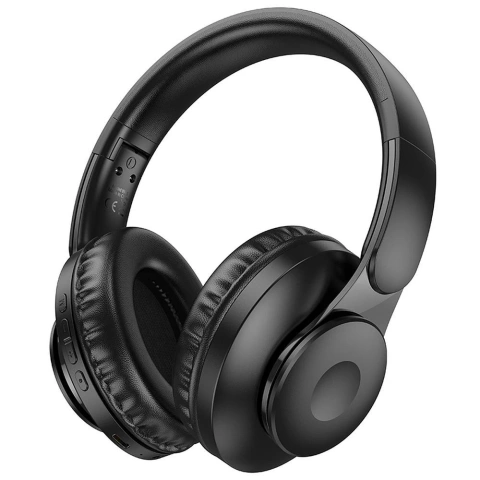 Hoco W45 Bluetooth 5.3 – nauszne, składane, 46 h odtwarzania, AUX & TF