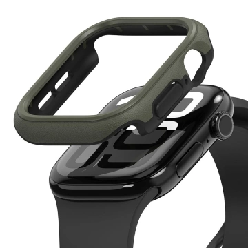 APPLE WATCH CASE 10 (46MM) DUNKELGRÜN RINGKE ONYX