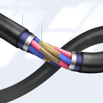 Kabel für VR-Brille Alogy USB zu USB Type-C 5m Kabel für Oculus Link Quest 1 2 Schwarz