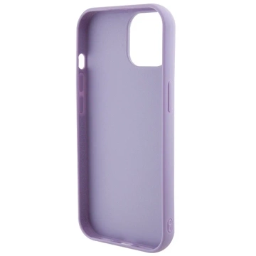 Etui Guess GUHCP15SPSFDGSU für iPhone 15 6,1" fioletowy/lila Hardcase Pailletten Script Metal