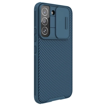 Nillkin CamShield Pro Case pancerne etui pokrowiec osłona na aparat kamerę Samsung Galaxy S22+ (S22 Plus) niebieski