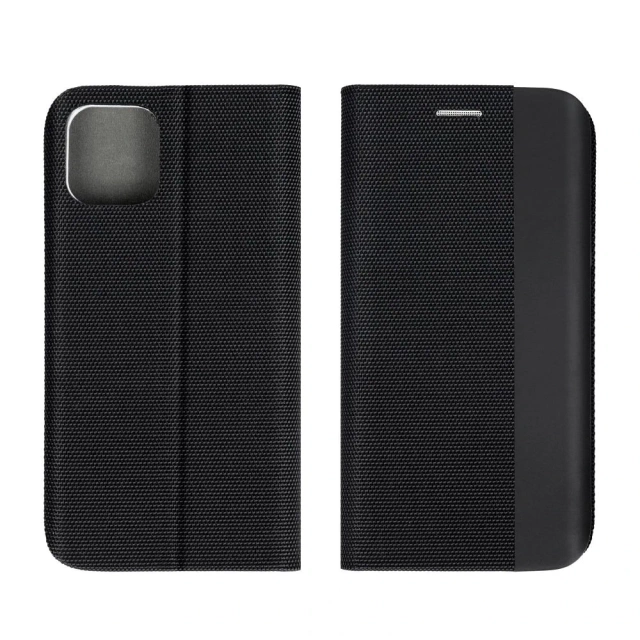 SENSITIVE Book Case für Samsung Galaxy S24 FE Schwarz Stand 360