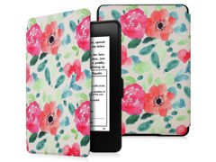Etui Alogy Smart Case do Kindle Paperwhite 1/2/3 Kwiatki