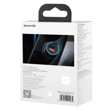 Baseus Golden Contactor Pro Fast USB Autoladegerät Typ C / USB 40 W Power Delivery 3.0 Quick Charge 4 SCP FCP AFC USB Typ C Kabel - Lightning Blue (TZCCJD-03)