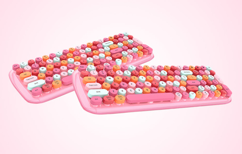 MOFII Candy BT Kabellose Tastatur (Rosa)