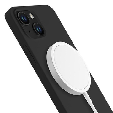 Etui für Apple iPhone 14 Plus - 3mk Hardy Silicone MagCase Graphite