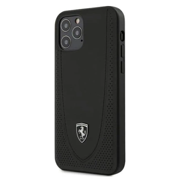Etui für Telefon Ferrari iPhone 12/12 Pro 6,1" Czarny/Black Hardcase Off Track Perforated