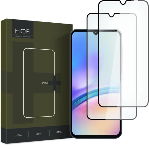 Hofi Glass Pro 2er-Pack gehärtetes Glas für Samsung Galaxy A05s Schwarz