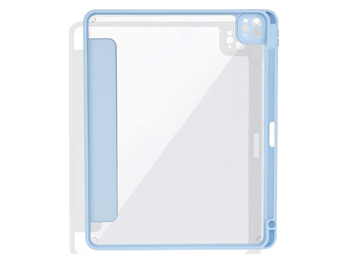 Etui magnetyczne 2w1 Alogy Magnetic Pencil Case do Apple iPad Air 6 11" 2024 / 4 2020 / 5 2022 Niebieskie