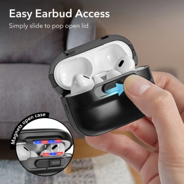ESR Pulse Halolock MagSafe Hülle für Apple Airpods Pro 1 / 2 Schwarz