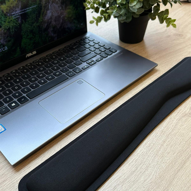 Podkładka pod ręce nadgarstki Mata żelowa do pracy przy komputerze pod nadgarstek Czarna