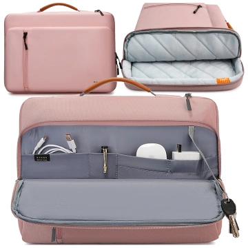 Bange wasserdichter Rucksack für 15,6-Zoll-Laptop, Stadtreisender, 45 x 30 x 16 cm, für Arbeit, Flugzeug, Herren, Damen, mit USB-Anschluss Schwarz