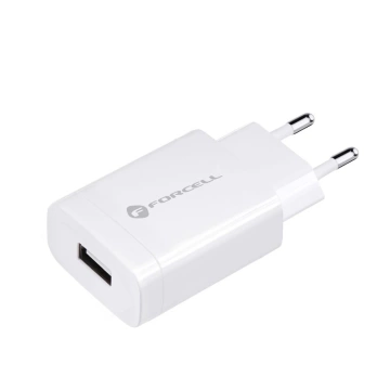 Ładowarka sieciowa Forcell QC 3.0 18W USB Biała Szybkie Ładowanie