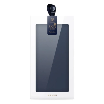 Dux Ducis Skin Pro Hülle Xiaomi Poco C40 Flip Cover Kartenhalter blau