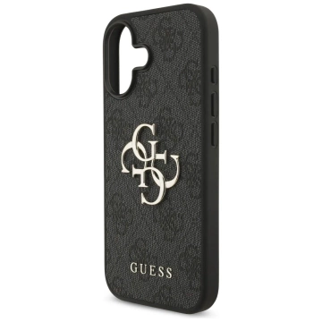 Etui Guess Hardcase 4G Big Metal Logo do iPhone 17, czarne