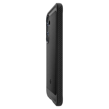Etui für Samsung Galaxy S25 Mattschwarz Spigen Rugged Armor Mag MagSafe