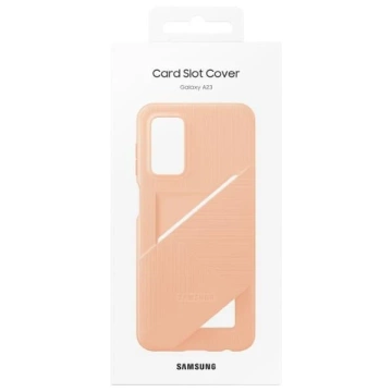 Samsung Hülle EF-OA235TPEGWW für Samsung Galaxy A23 5G A235 Pfirsich/Peach Card Slot Cover