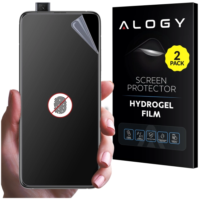 2x Folia "MATOWA" do Xiaomi 9T Hydrożelowa Alogy HydroSkin Matte Pro™ na ekran do etui "BEZ ODCISKU PALCÓW"