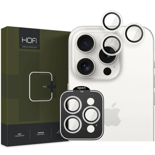 Osłona aparatu Hofi Camring Pro+ do Apple iPhone 15 Pro / 15 Pro Max Clear