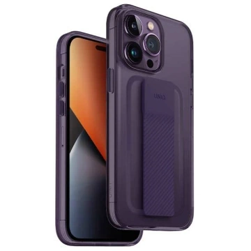 Etui na telefon UNIQ Heldro Mount do Apple iPhone 14 Pro Max 6,7" fioletowy/fig purple