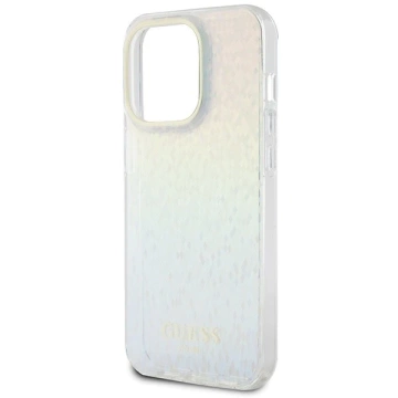 Etui Guess GUHCP15LHDECMI für iPhone 15 Pro 6,1" wielokolorowy hardcase IML Faceted Mirror Disco Iridescent