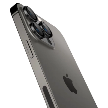 Spigen Optik.tR "EZ FIT" Kameraschutz 2er-Pack für Apple iPhone 14 Pro / 14 Pro Max Schwarz