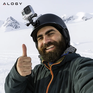 Zestaw Akcesoriów do GoPro Hero 13 12 11 10 9 8 7 6 kamerki sportowej zestaw mocowań Alogy ActionKit™ XXL 58w1 z Etui pokrowcem Walizką