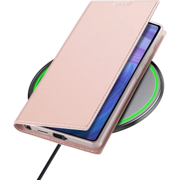 Etui Kabura do Samsung Galaxy S25 Ultra Dux Ducis Skin Pro Różowa