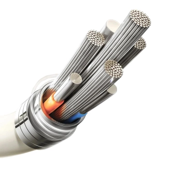 Joyroom S-A53 30W USB-C auf Lightning Kabel 1,2m Fluoreszierendes Beige