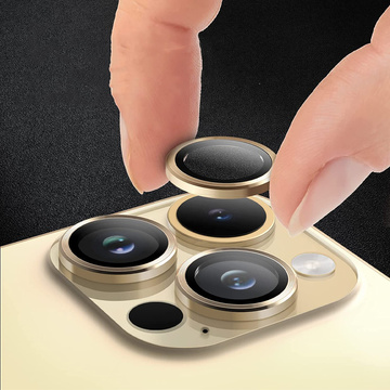 3mk Lens Protection Pro Handy-Objektivschutz für Apple iPhone 14 Pro / 14 Pro Max Gold