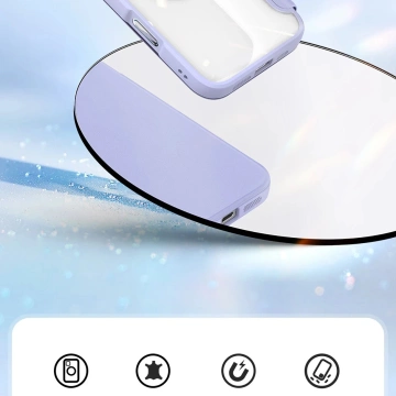 Etui do iPhone 16 Pro Dux Ducis Skin X Pro MagSafe Fioletowe