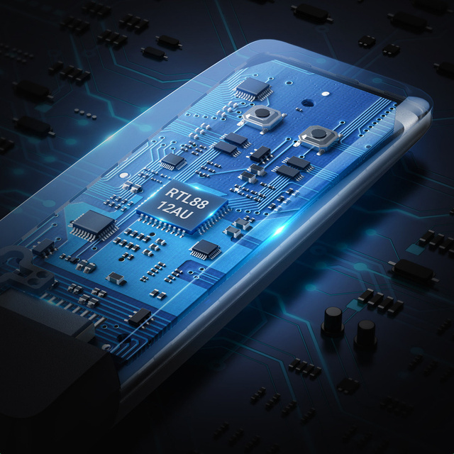 Adapter USB 3.0 zewnętrzna karta sieciowa WiFi UGREEN CM492 Dual-band 2,4/5GHz