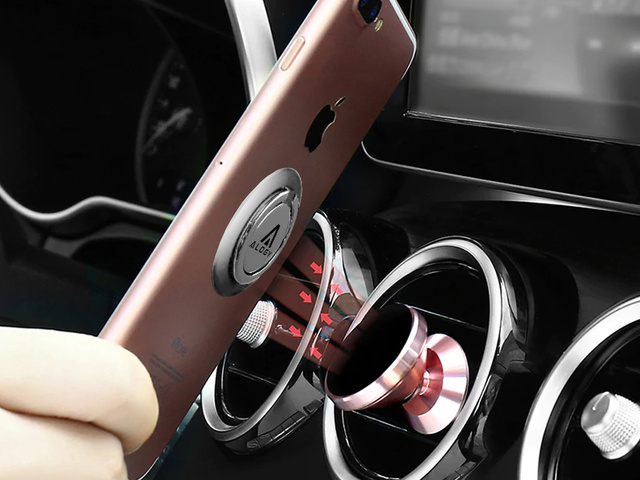 Uchwyt na telefon palec Alogy Ring Holder stojak pierścień podstawka Srebrny