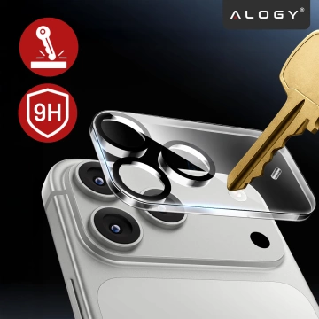 Szkło Ochronne na Obiektyw Aparatu do Apple iPhone 17 Pro, Wzmocnione i Odporne na Zarysowania, Precyzyjnie Dopasowane, Alogy Lens Protector Pro+™ – Przezroczyste