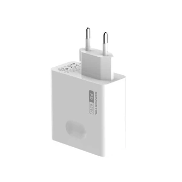 Wandladegerät 65 W Typ-C-auf-Typ-C-Kabel Somostel Power Deliver Q15 PD Weiß