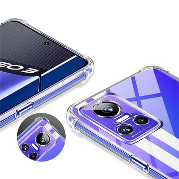 ShockProof Alogy Silicone Armor Case für Realme GT Neo 3 Global Transparent