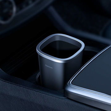 Baseus Staubfreier Auto-Mülleimer, 800ml (schwarz)