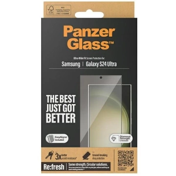 Gehärtetes Glas für Samsung Galaxy S24 Ultra PanzerGlass Refresh Ultra-Wide Fit