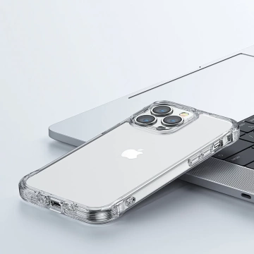 Joyroom Defender Series Case Cover für iPhone 14 Armored Hook Cover Stand Clear (JR-14H1)