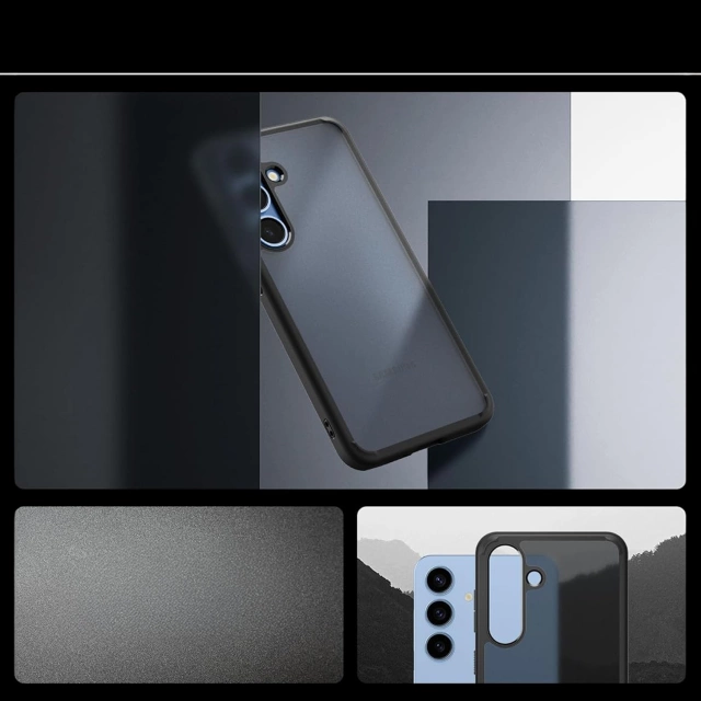 Etui na telefon do Samsung Galaxy S25 Spigen Ultra Hybrid Obudowa Case Frost Black