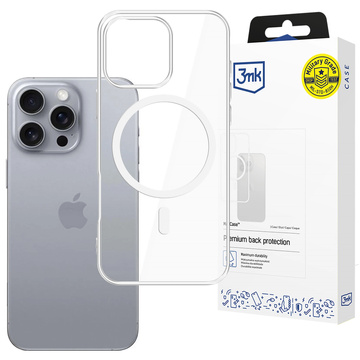 Hülle für Apple iPhone 16 Pro Max für MagSafe 3mk MagCase verstärktes Gehäuse gepanzerte transparente Rückseite