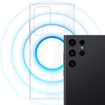 Etui ochronne case do Samsung Galaxy S23 Ultra 3mk Clear MagCase