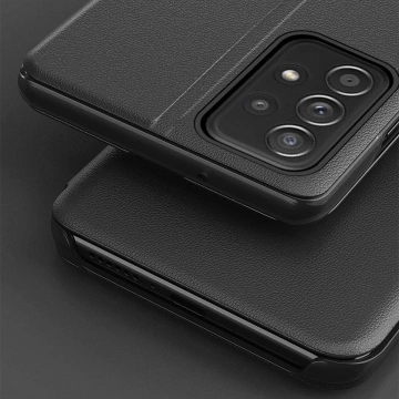 Eco Leather View Case eine elegante Hülle mit Klappe und Standfunktion für Samsung Galaxy A73 rot