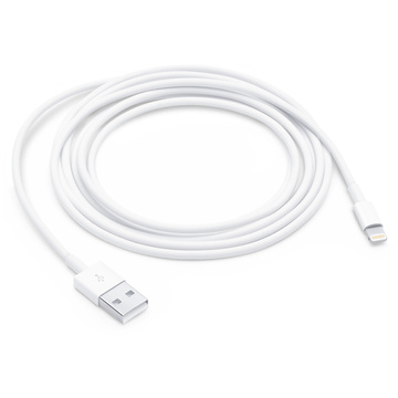 Kabel x2 Set 100 cm Alogy USB-auf-Lightning-Kabel Weiß