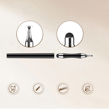 Rysik 2w1 Alogy pojemnościowy dotykowy do ekranu telefonu tabletu Czarny