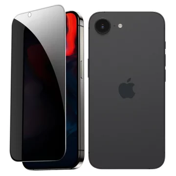 Szkło prywatyzujące do Apple iPhone 16e / 13 Pro / 13 Anti-Spy Private Antyszpiegowskie hartowane matowe na ekran