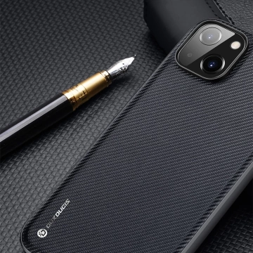 Dux Ducis Fino Schutzhülle iPhone 14 Plus blaues Nylon