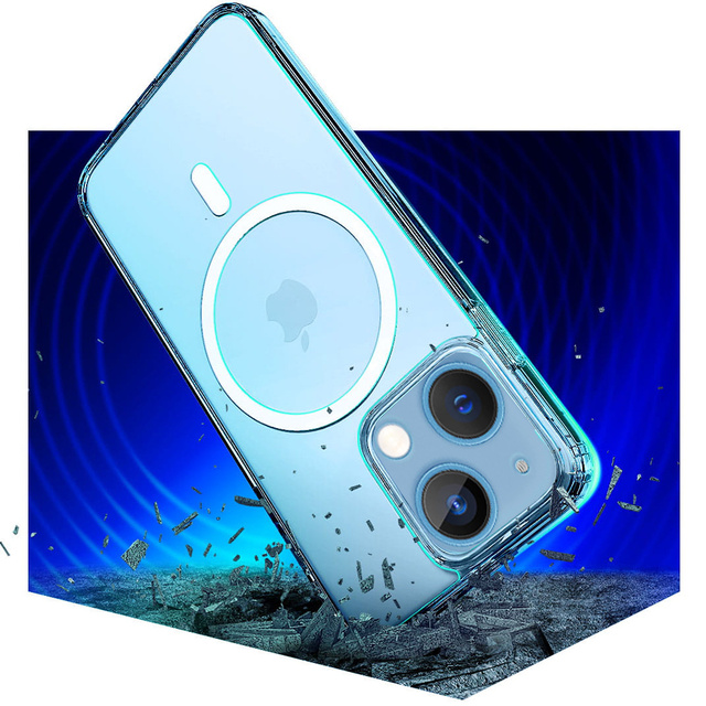 Etui wzmocnione ochronne 3mk MagCase clear case do MagSafe do Apple iPhone 14