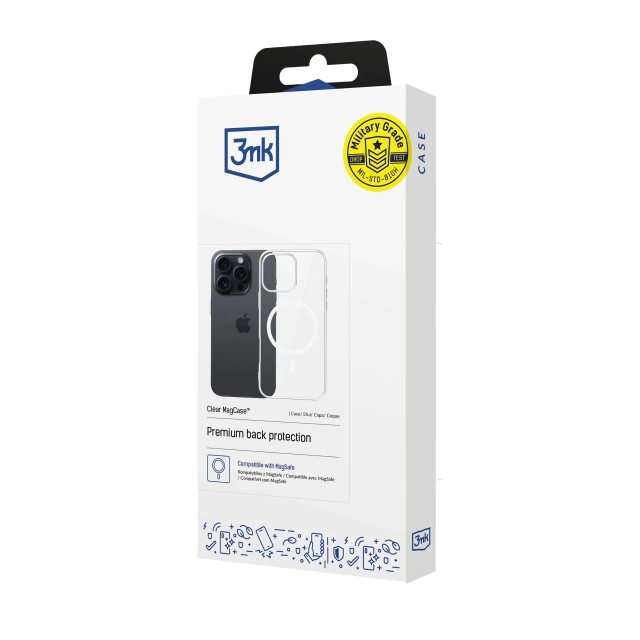 Etui 3mk Clear MagCase do Apple iPhone 16 Pro Max