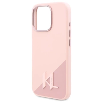 Karl Lagerfeld Hülle für iPhone 16 Pro 6,3" Pink Hardcase Silikon MagSafe